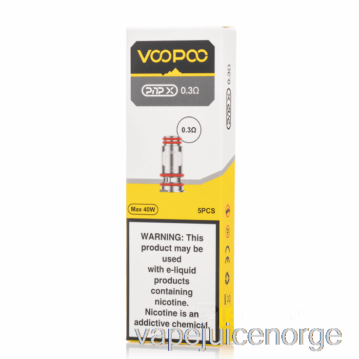 Vape Juice Voopoo Pnp-x Erstatningsspoler 0,3ohm Pnp-x Spoler